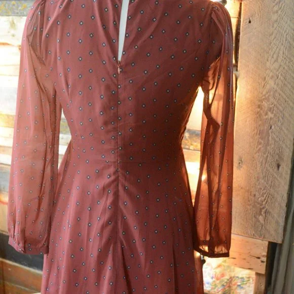 Rust Colour Dress - Picture 2 of 5